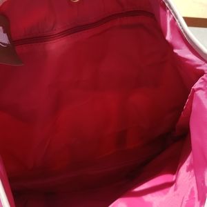 Very cute fun hot pink vegan tote